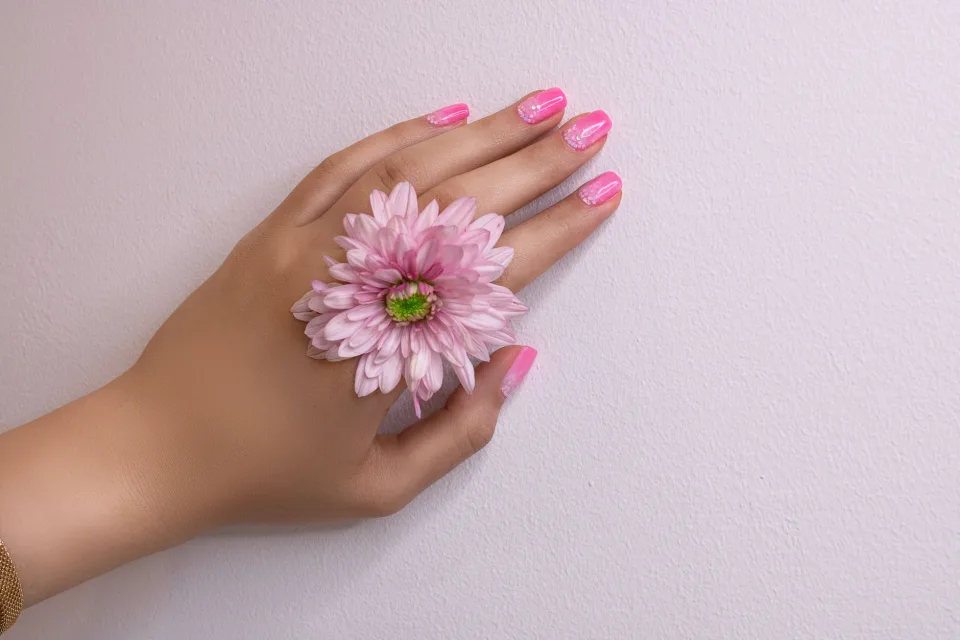 Mẫu nail vẽ hoa